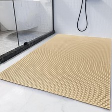 47 x 32 Extra Large Shower Mat for Shower Stall Tub, Non Slip Bath Mat Bathro...