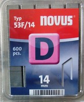 Novus Tackerklammern Typ 53F 14Mm 600 StüCk Tackerklammern 042-0378
