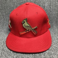 New Era 9FIFTY St. Louis Cardinals 1967 World Series Red Snapback Hat Gold Logo