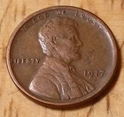 Lincoln Wheat Cent 1917S VF#6