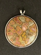 Tuber Agate Pendant 1.5 Inch