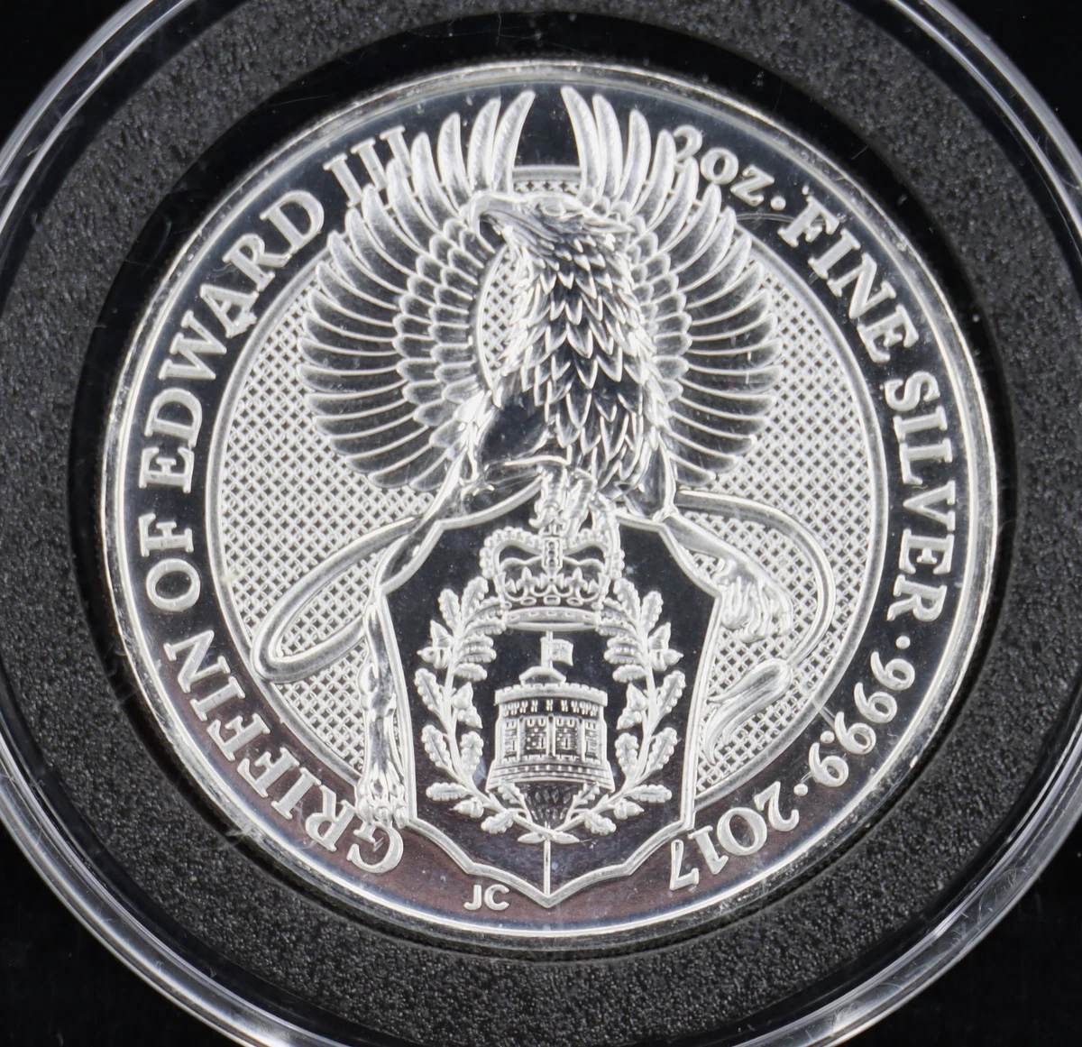 UK Queen's Beast 2017 Silver Bullion Coins 2 oz Precious Metal