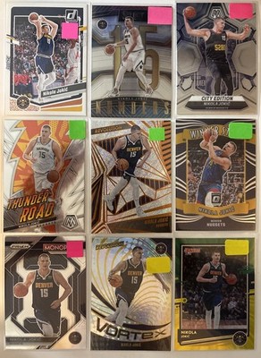 2022/24 NIKOLA JOKIC LOT OF 10 DENVER NUGGETS SOME SPs