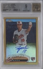 2012 Topps Chrome Rookie Gold Refractor 6/50 Tsuyoshi Wada BGS 9 MINT Auto 1b0