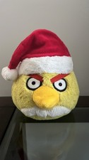 Angry Birds Santa Hat Chuck Plush 5 2011 Commonwealth Toys
