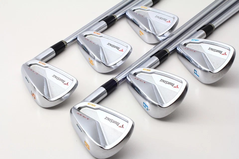 6Pcs BRIDGESTONE X-BLADE 709 CB Iron set 5-6-7-8-9-PW Stiff Flex TOUR 120 Irons - Image 3 of 4