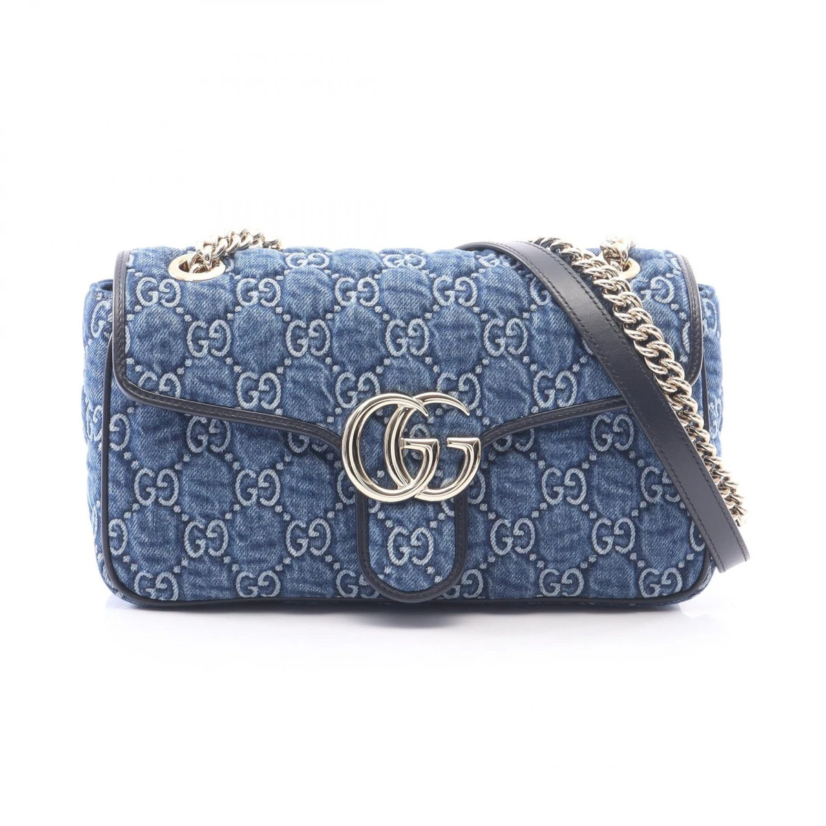 Gucci Denim Exterior Shoulder Bags Bags & Handbags for Women for