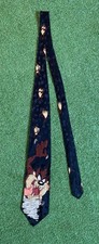 Vintage 90s Looney Tunes Taz Mens Neck Tie 1994 Tornado All Over Print Mania VTG