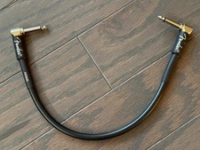 Fender Professional Series Instrument Cable - Angle/Angle - Black - 1ft
