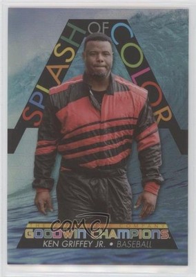 2022 Goodwin Champions Splash of Color Platinum Ocean 67/75 Ken Griffey Jr o7m