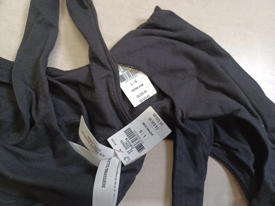 Sujetador redondo ROSA base algodón sin forro, juego de 2, L Foto 3 de 3