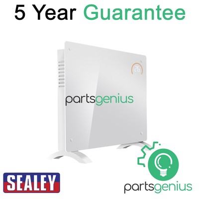 Sealey Baridi Elektrische Glasscheibenheizung 1500W WLAN fähig weiß DH138