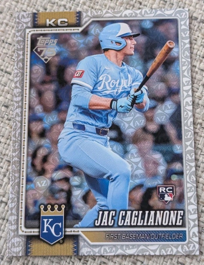 2026 Topps Baseball #138 Jac Caglianone RC Spring Training SP Royals Rookie