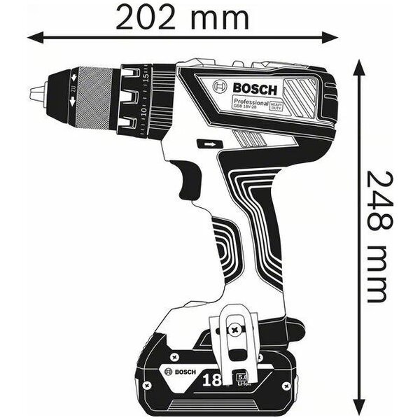 Trapano a Batteria Bosch 12V con Luce e Custodia foto 2