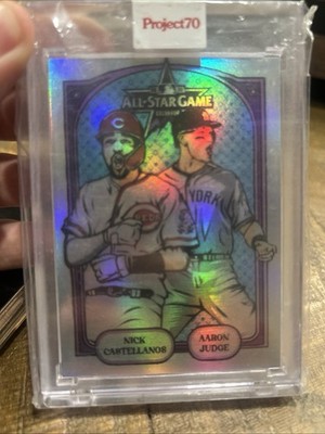 2021 Topps Project 70 #ASG7 Nick Castellanos Aaron Judge Blake Jamieson Foil /70