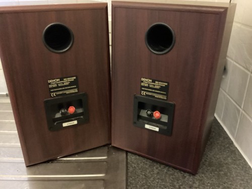 Denon SC-E313SE Stereolautsprecher Mahagoni (ein Lautsprecher funktioniert) - Bild 6 von 8