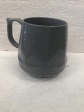 Classic Dinex Grey Insulated Mug Made In USA Vintage Plastic Coffee Cup MUG