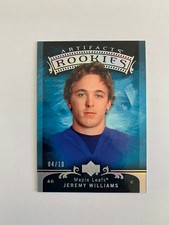 2006-07 Artifacts Platinum #218 Jeremy Williams 04/10 - Toronto Maple Leafs