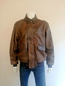 ll bean men's leather jacket