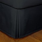 Lux Hotel Basic Microfiber 14-Inch Bed Skirt, Twin, 39" W x 75" L Fits 14" drop