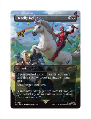 1x Deadly Rollick, 1754, Non-Foil, Secret Lair Drop - Deadpool, MTG NM