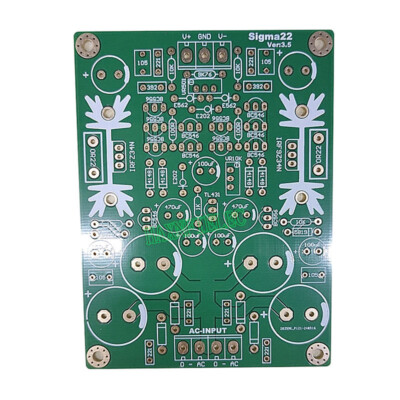 New Sigma22 Linear Servo Regulated Power Supply Bare PCB Board DIY
