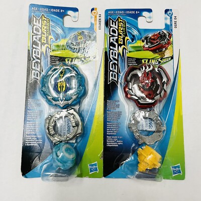 BeyBlade Burst Turbo Sling Shock Kraken K4 & Ogre 04 Lot of 2 NEW -