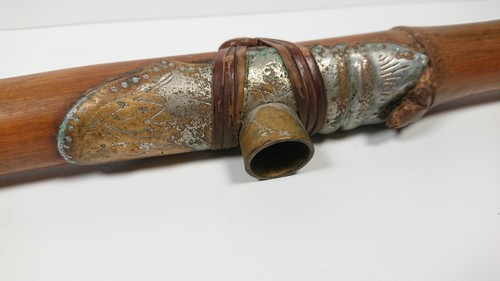 Large Antique Chinese Bamboo Pipe, circa 1890 - Picture 8 of 24