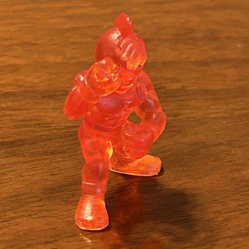 2002 Bandai ULTIMATE MUSCLE Men Kinnikuman KID MUSCLE Figure RED TRANSLUCENT - Picture 5 of 7