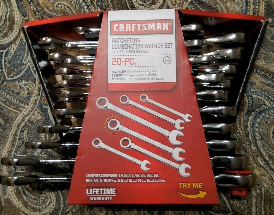 Craftsman Cross Force Reversible Ratcheting Wrench, 40 OFF