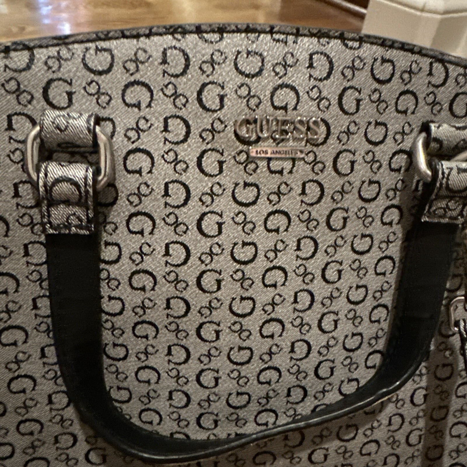 Guess Bag Gray Adjustable Strap Medium - image 2