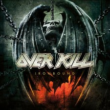 OVERKILL Ironbound BANNER HUGE 4X4 Ft Fabric Poster Tapestry Flag album cover