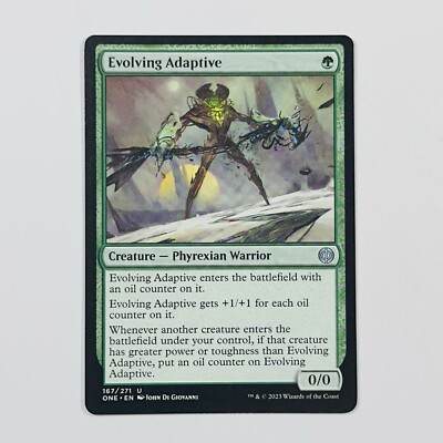 Evolving Adaptive 167 - MTG - Phyrexia: All Will Be One - Green  -NM