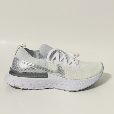 Nike React Infinity Run Flyknit CD4372  Women s Shoes White Size 5