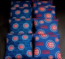 Chicago Cubs Cornhole Bean Bags 8 ACA Regulation Toss Bags MLB Fans Gift