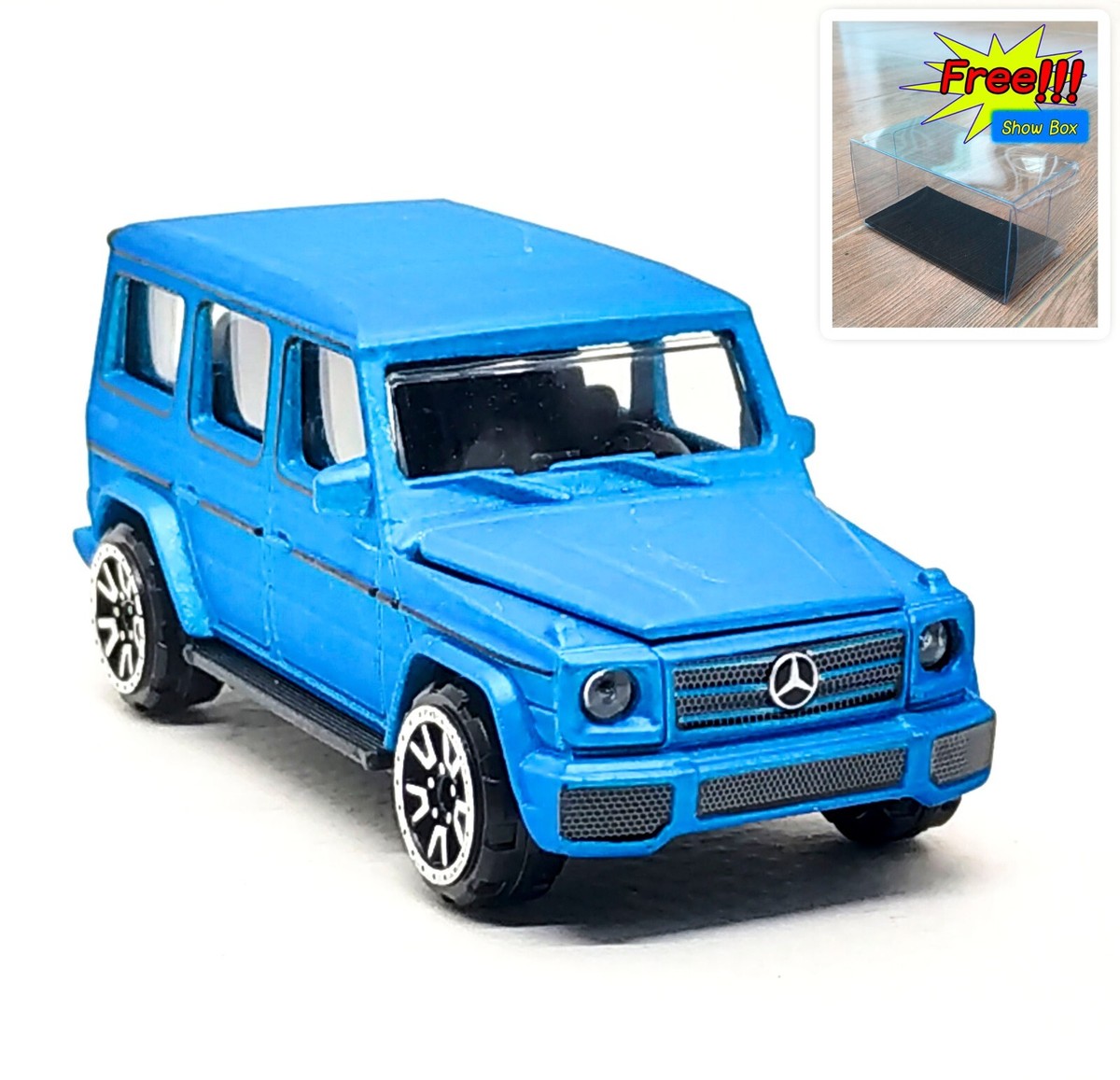 Majorette Mercedes Benz G500 Super Metallic Blue - Series 7 1:61