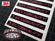 2 Non-domed Ecoboost Emblem Overlays Ecobeast Fits 2010 Taurus Sho Only