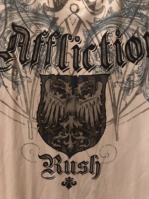 George Rush ST Pierre T-shirt White Large 