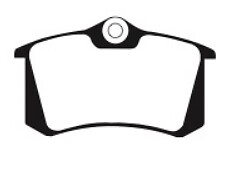 EBC RedStuff 3000 Series Ceramic Sport Red Race Brake Pads - View #4