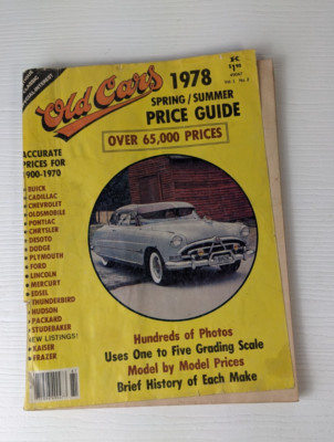 OLD CARS PRICE GUIDE SPRING SUMMER 1978 HUNDREDS OF PHOTOS MODEL BY MODEL PRICES