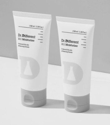 Dr. Different 311 Moisturizer 100ml x 2pcs for Normal & Dry Skin K-Beauty