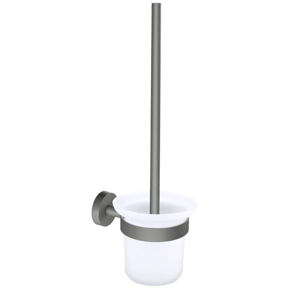 tesa MOON GREY Spazzolone per il bagno Colla Metallo