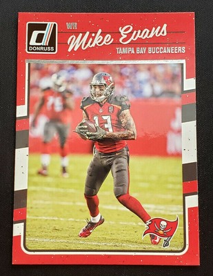 2017 Donruss #225 Mike Evans Tampa Bay Buccaneers Football Card