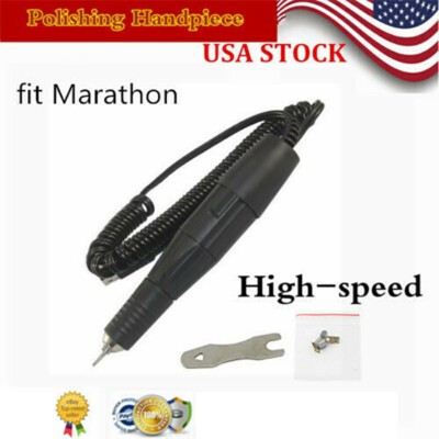 Dental Lab Marathon Electric Micromotor Polisher Handpiece 35K RPM /Burs USA