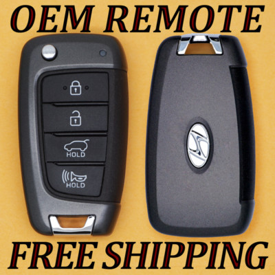 Hyundai Key Fob Case NEW OEM Hyundai Tucson Flip Key Keyless Remote Fob - TQ8-RKE-4F25 95430-D3010 KIA Key Fob Replacement - Foto 11