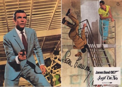 SEAN CONNERY ORIGINAL AUTOGRAMM JAMES BOND Dr No SIGNIERTES FOTO 10x8 MIT COA