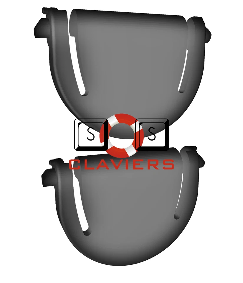IBM SK-8806 Keyboard Spare Replacement Leg Stand Foot - Image 2 of 3