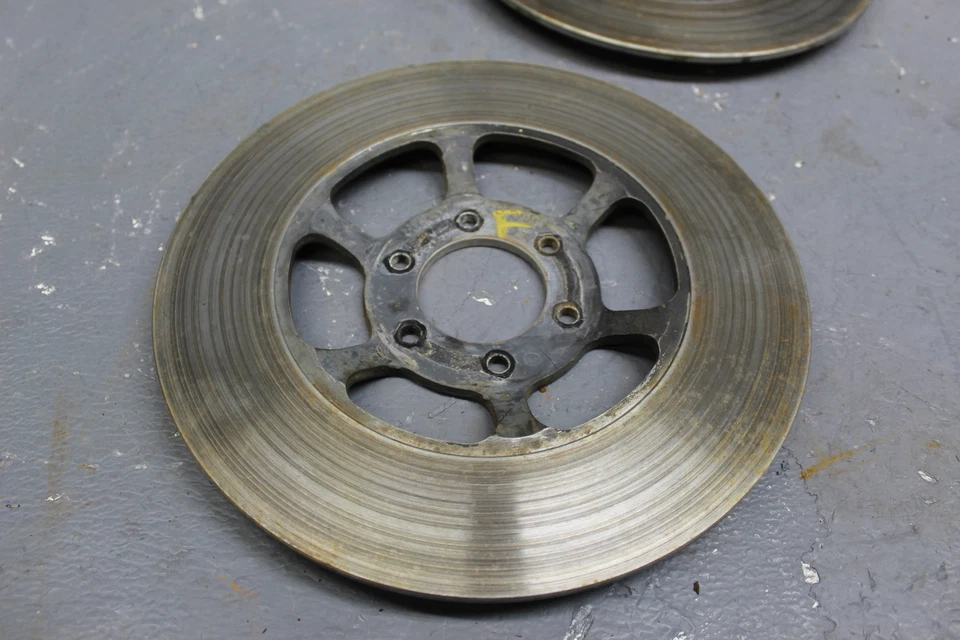 SUZUKI GS750EN 1979 ROTORES DE FRENO DELANTERO IZQUIERDO DERECHO DISCOS Foto 3 de 4