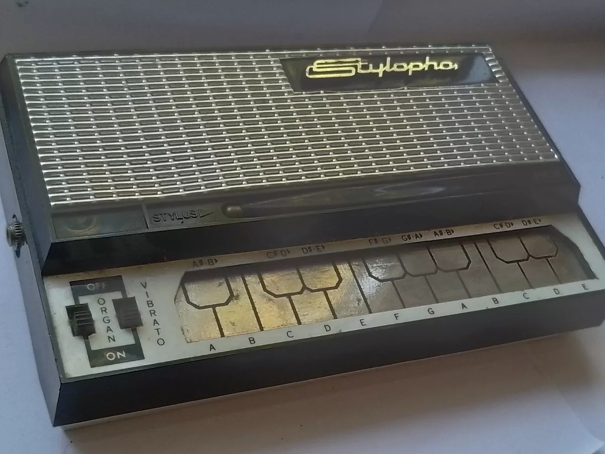 Vintage Old Retro Stylophone electronic musical key board untested