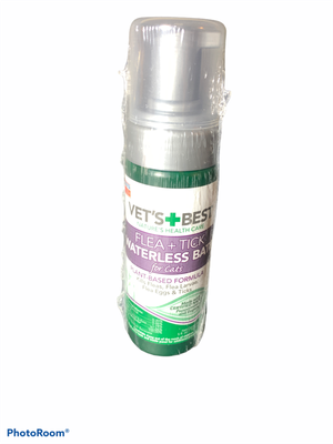 dry flea bath for cats